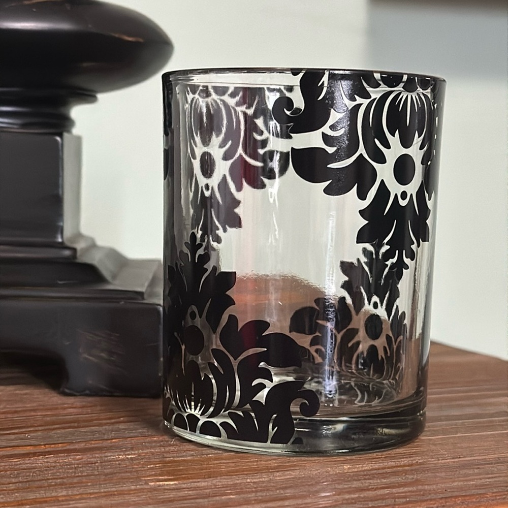 Partylite Gifts Inc Forbidden Fruits Damask Glass